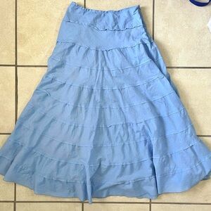 Elegant Blue Women's Skirt